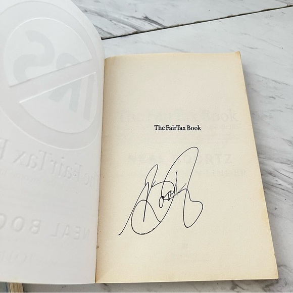 IRS The FairTax Book Neal Boortz & congressman John Linder Book Paperback - Picture 7 of 7